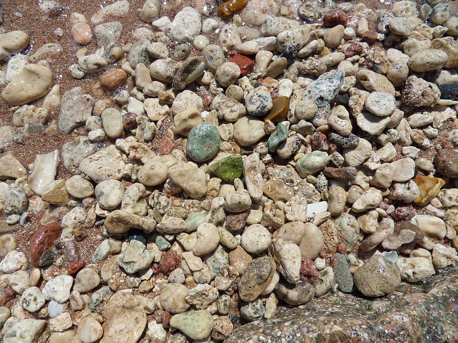 pedra, pedras, mar, natureza, verão, agua, seixos, praia, material, pedras do jardim