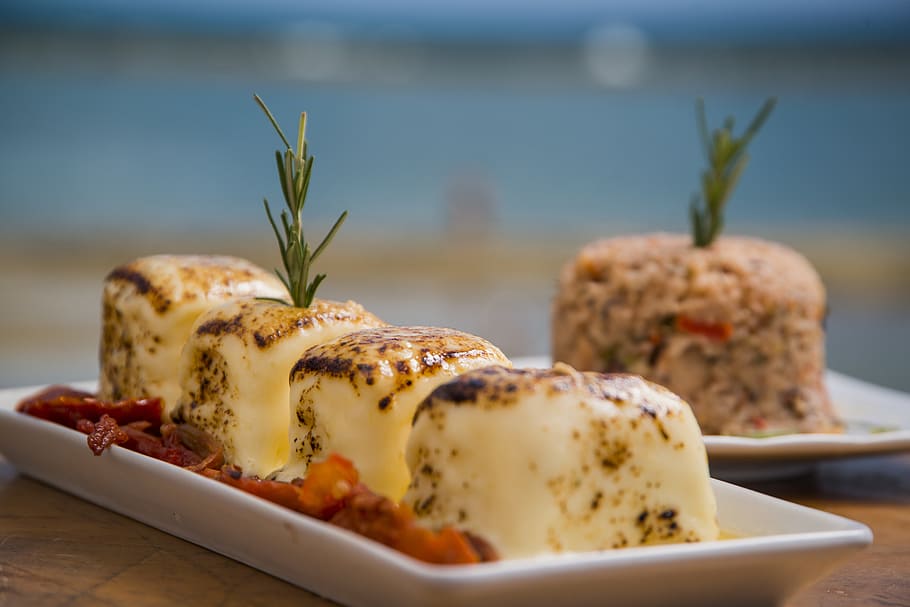 close-up, selective, focus photo, cooked, food, cheese, beira mar, food and drink, freshness, focus on foreground