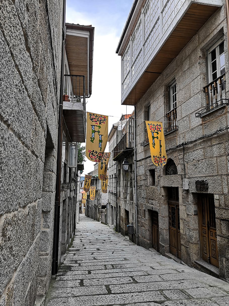 ribadavia, jewish quarter, medieval, architecture, streets, galicia, building, houses, tourism, stone