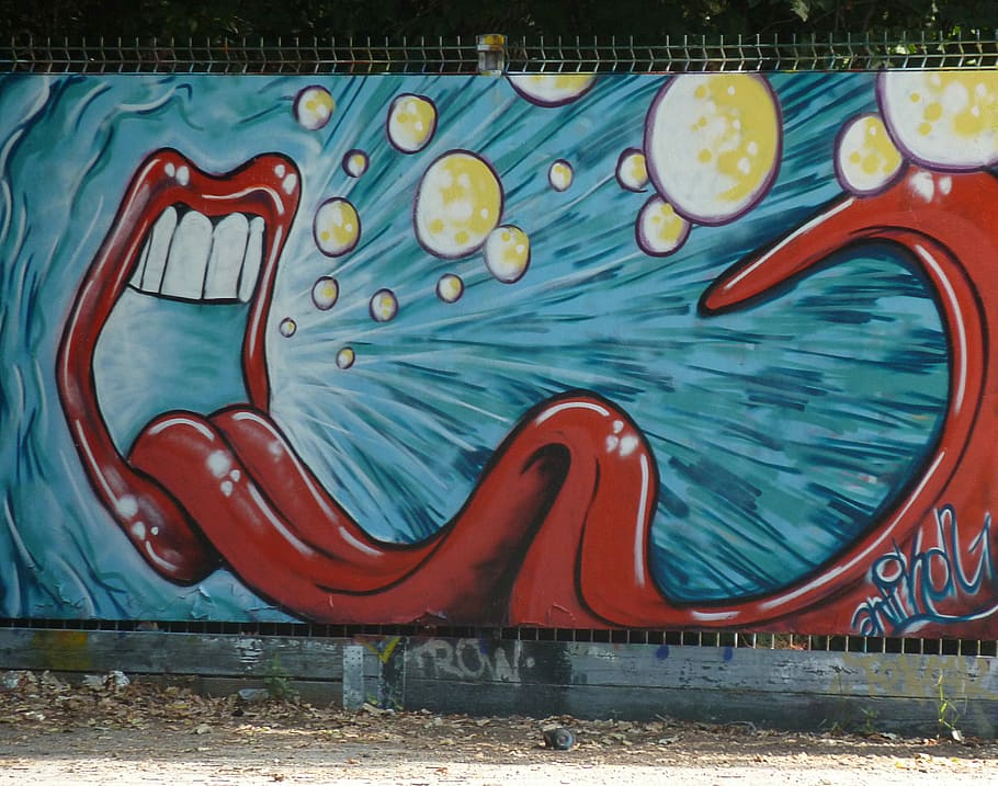 Graffiti, Wall, Nice, Street Art, art, sprayer, painted wall, mural, painting, weathered