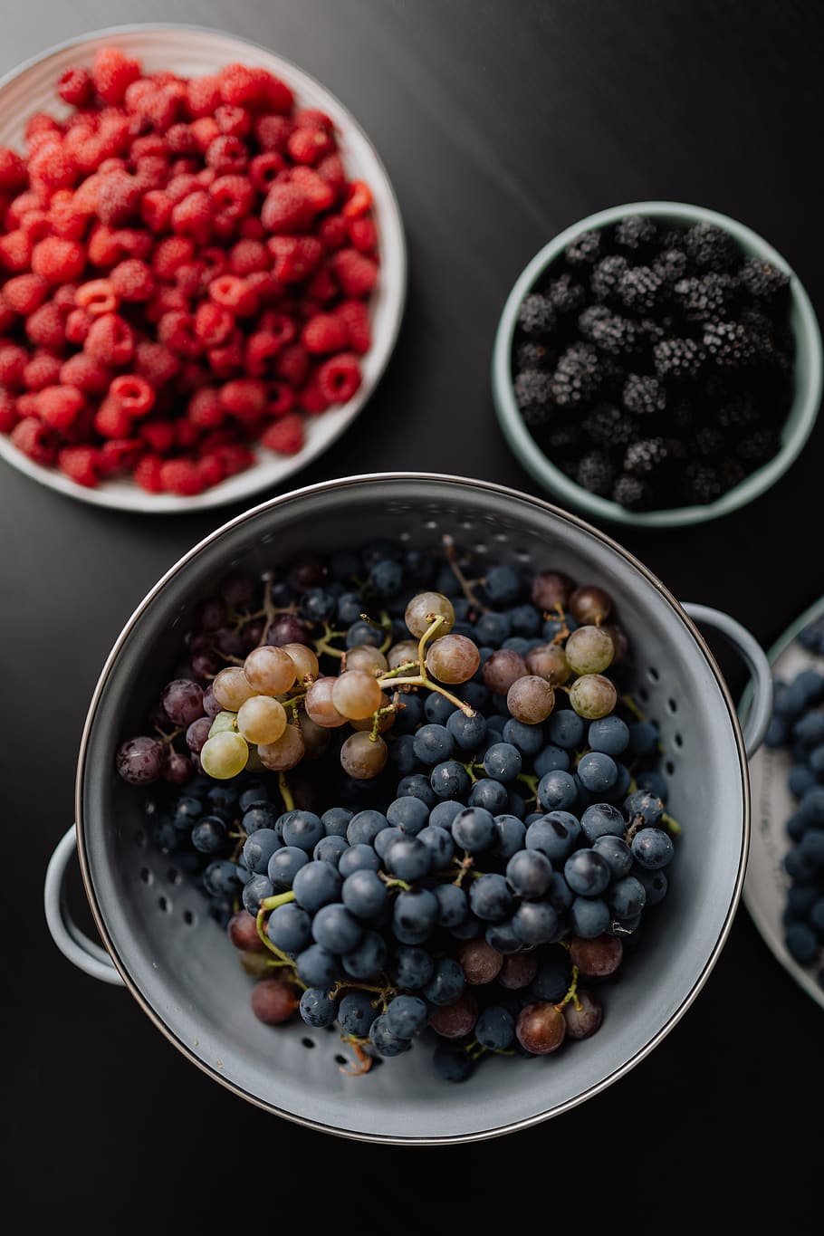 buah-buahan, beri, sehat, ramah lingkungan, vegan, Anggur, blackberry, raspberry, makanan, makanan dan minuman