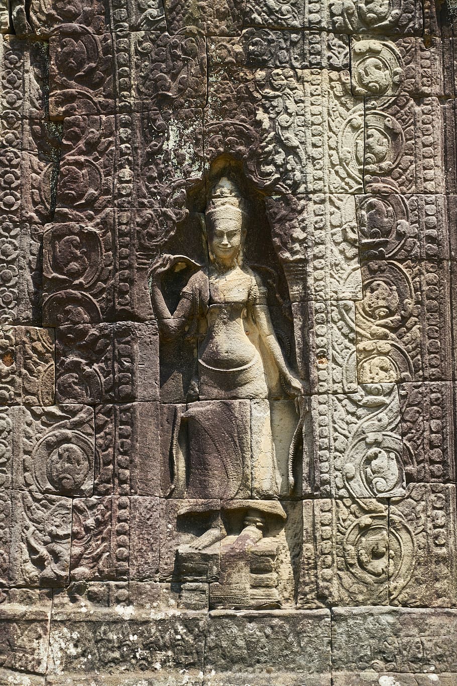 Sculpture, God, Buddhism, Buddhist, asian, cambodia, faith, worship, travel, temple