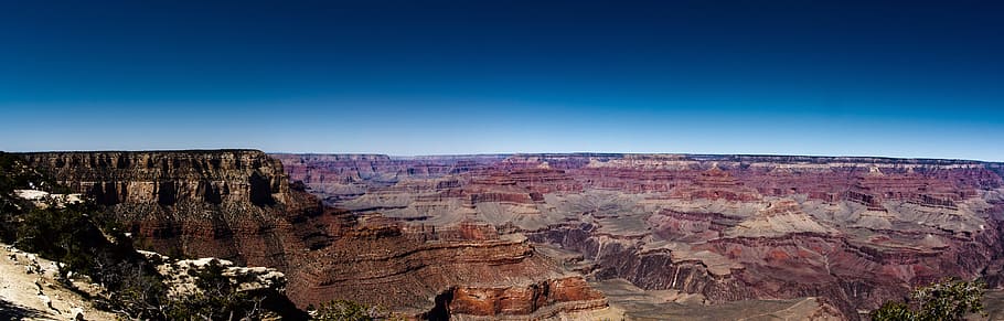 aerial, view photography, mountain, daytime, grand canyon, geology, landscape, erosion, arizona, national