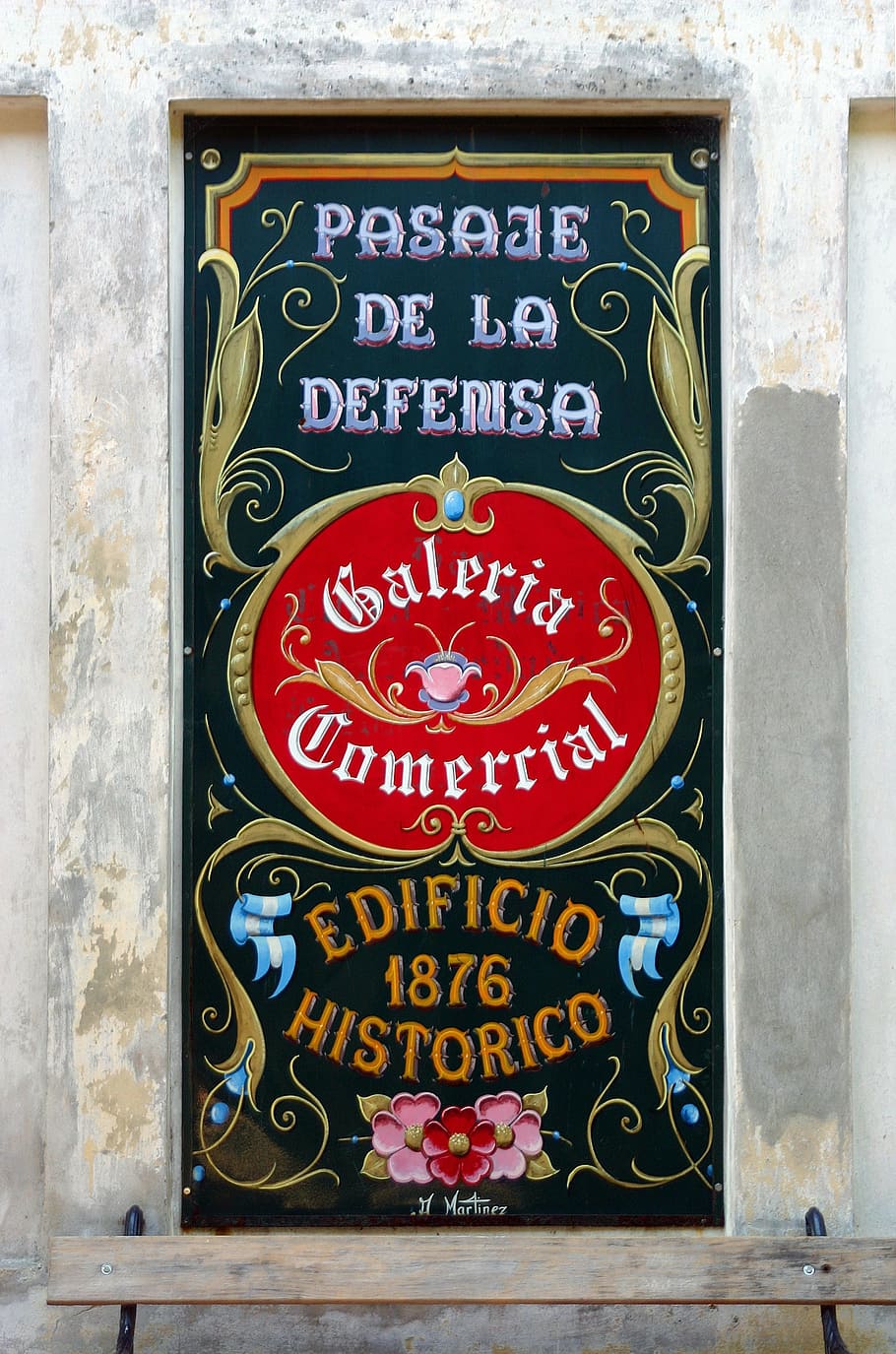 argentina, buenos aires, san telmo, barrio san telmo, defense, passage of the defense, commercial gallery, trade, historic building, 1876