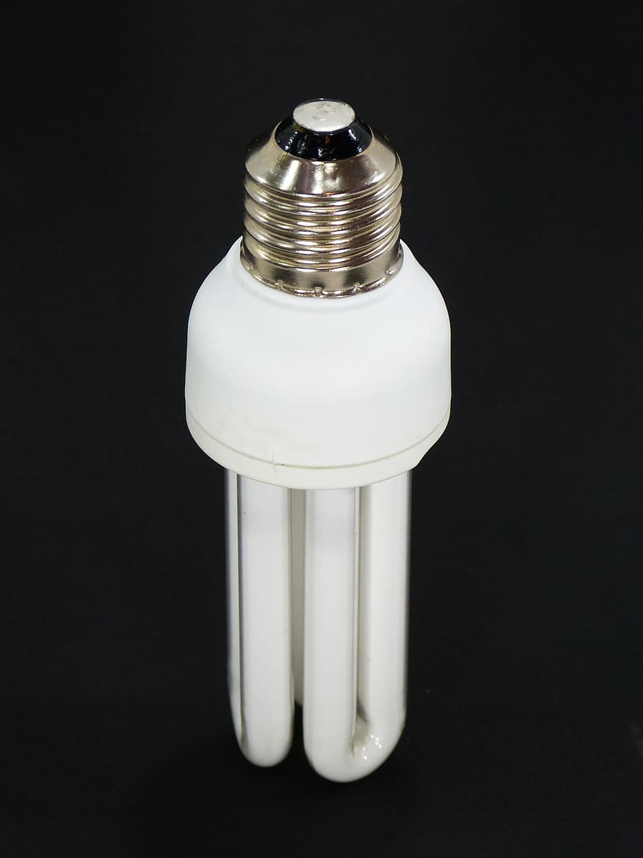 Bulb, Lighting, Electric, White, equipment, single Object, electricity, technology, light Bulb, black background