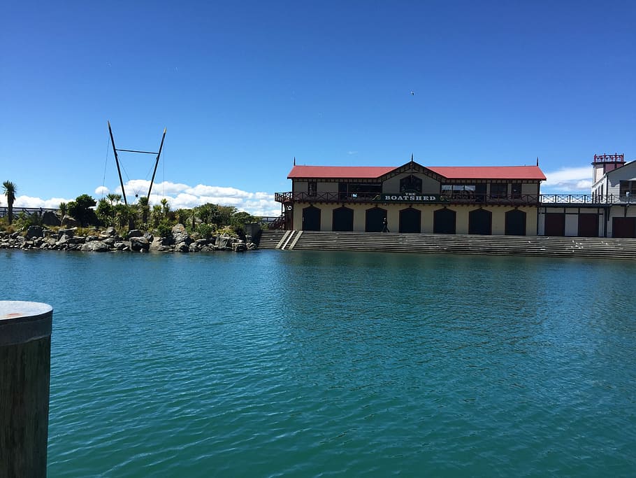 Wellington, Waterfront, Boat Shed, wellington, waterfront, landmark, building, architecture, water, building exterior, outdoors