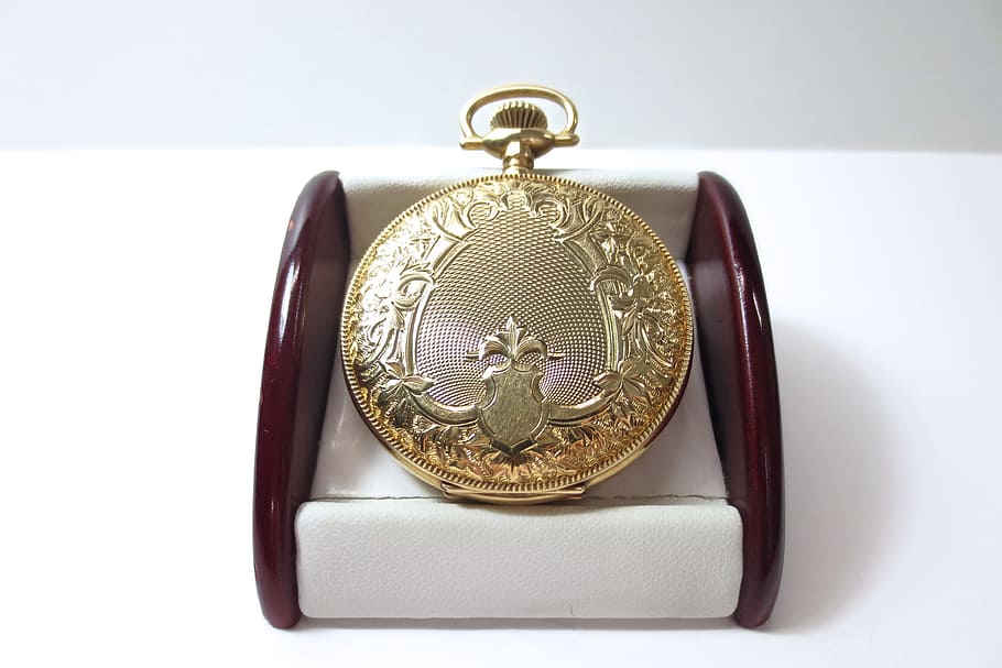 bolsillo, reloj, antigüedad, multa, oro, tiempo, vintage, reloj de bolsillo, cara, mecánica