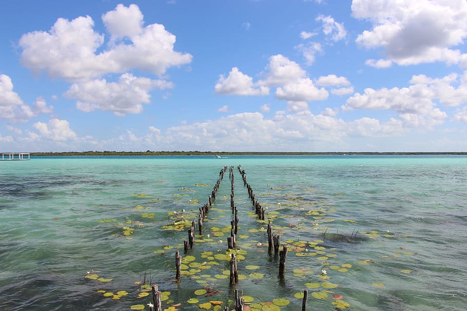 Bacalar, Pueblo Mágico, Quintana Roo, México, agua, cielo, nube - cielo, mar, pintorescos - naturaleza, naturaleza