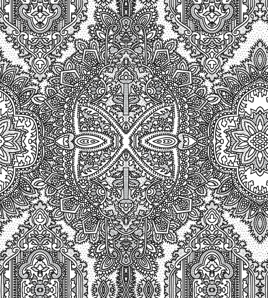 ethnic, pattern, bohemian, vector, decoration, abstract, ornate, floral Pattern, mandala, indigenous Culture