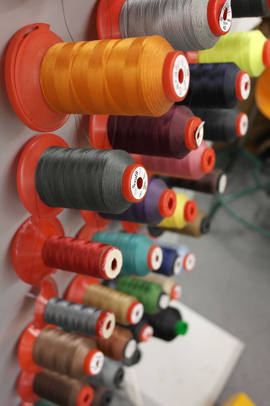 Loose Ends, Threads, Seamstress, the threads, s, a seamstress, sewing, multi colored, large group of objects, variation