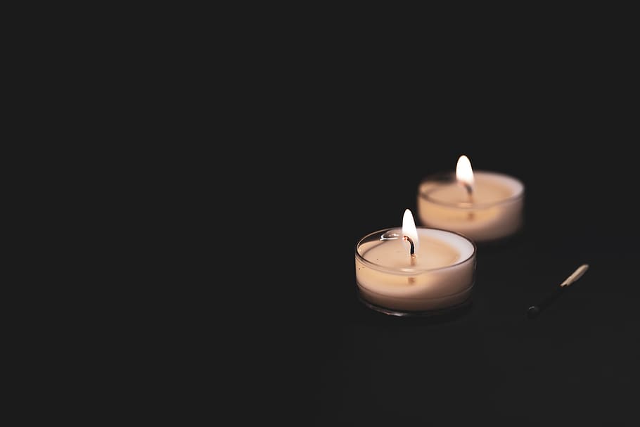 candles, tealight, mourning, memory, candlelight, tea lights, mood, candle, faith, atmosphere