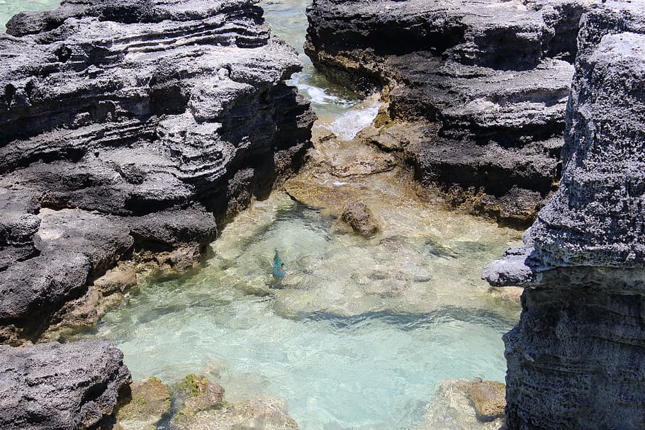 bermuda, water, amazing, ocean, sea, travel, image1, rock, rock - object, solid