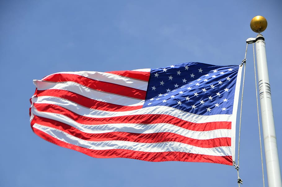american flag, symbol, american, flag, united, american flag waving, white, states, blue, waving