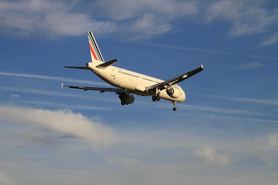 airliner, mid, flight, air france, airbus, aeronautics, airplane, commercial Airplane, air Vehicle, transportation
