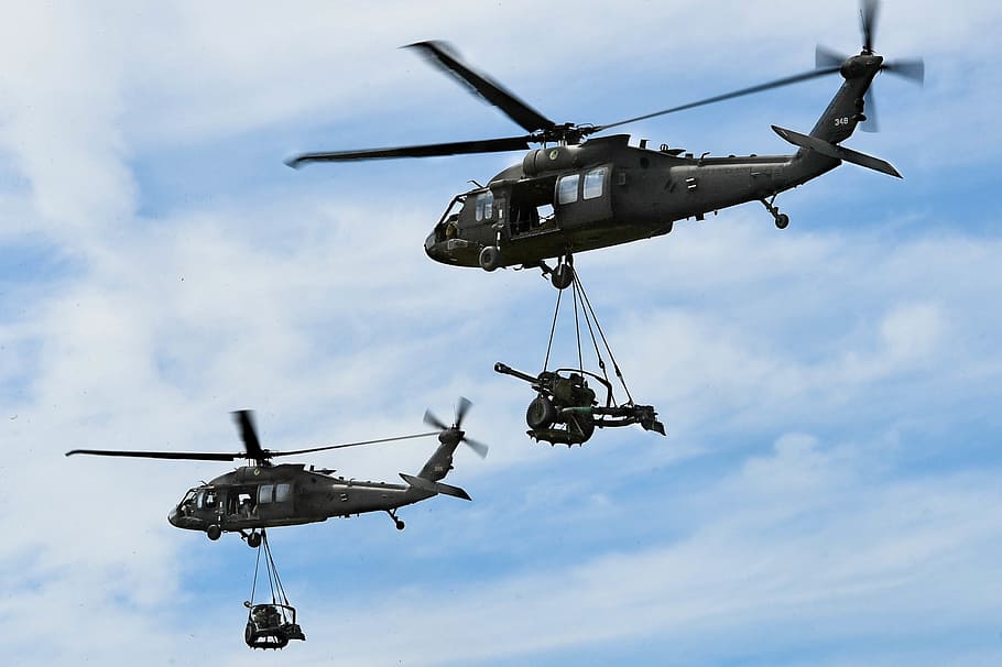 uh-60 black hawk, helikopter, penerbangan, tentara, amerika serikat, uh-60, militer, hawk, hitam, transportasi