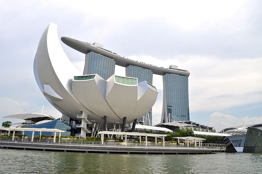 marina bay sands, Opera, Building, Singapore, Architecture, opera building, esplanade, asia, modern, urban