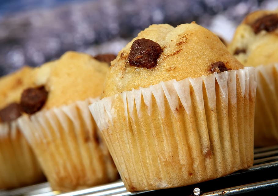 close-up photography, cupcake, bake, bakery, baking, big, bread, breakfast, butter, cake