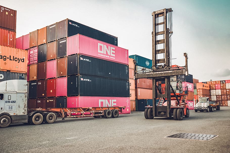 fort lift, port, vietnam, tcit, container, one, truck, transportation, industry, freight transportation