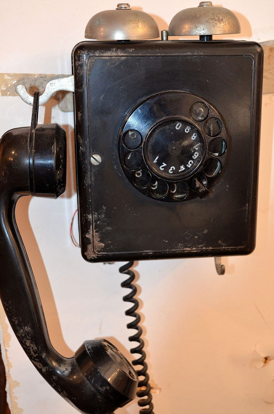 Velho, Telefone, Discagem, Vintage, telefone antigo, telefone fixo, nostalgia, aparelho de telefone, analógico, tecnologia