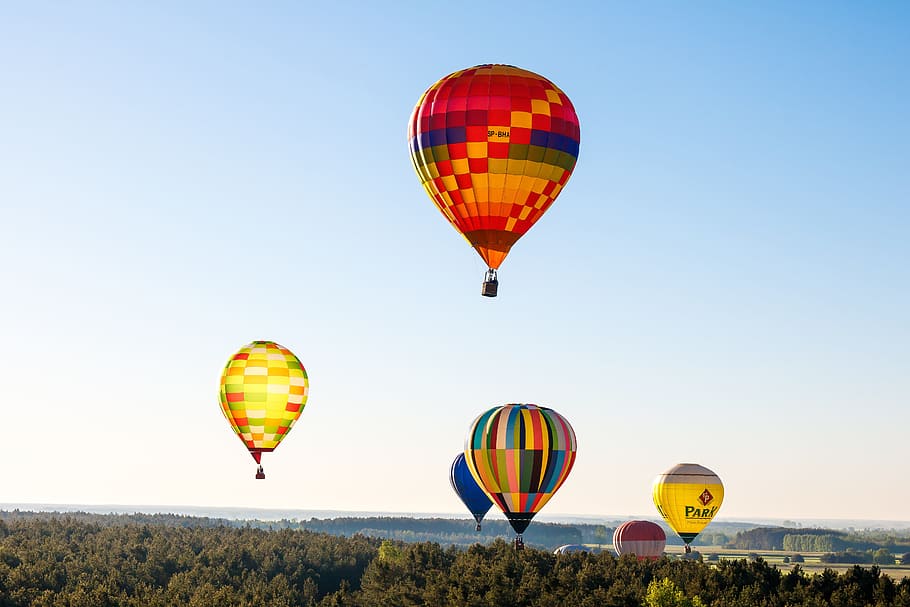 Balloons, Flying, Colorful, Air, Sky, lifting, float, hot air balloon trip, hot Air Balloon, adventure