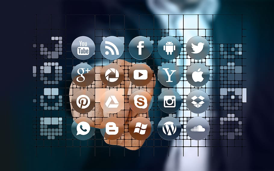 app, networks, internet, man, touch, touch screen, network, social, social network, logo