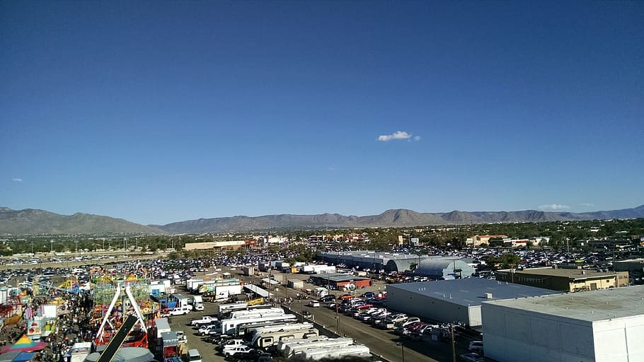 state fair, city, mountains, landscape, cloud, usa, america, sightseeing, tourism, attraction
