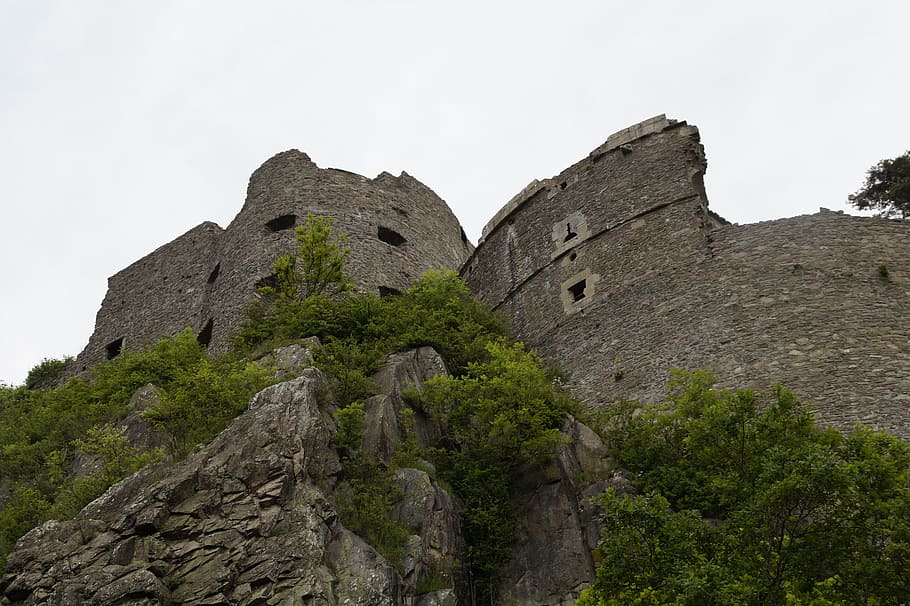 Castillo, Ruina, Edad Media, Hohentwiel, Hegau, Lake Constance, Sing, volcán, antiguo, albañilería