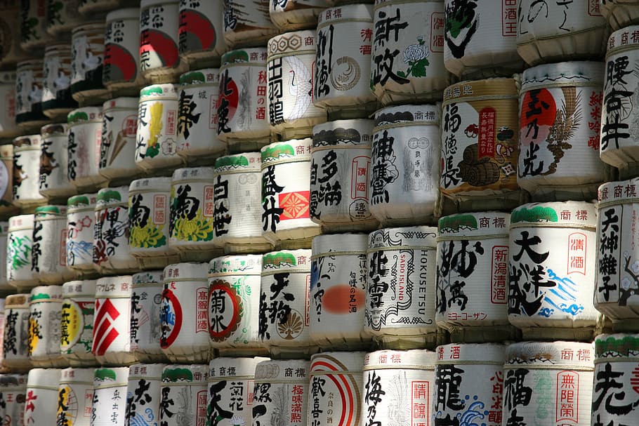 Jepang, asia, sake, timur, agama, kuil, warna, botti, drum, dekorasi