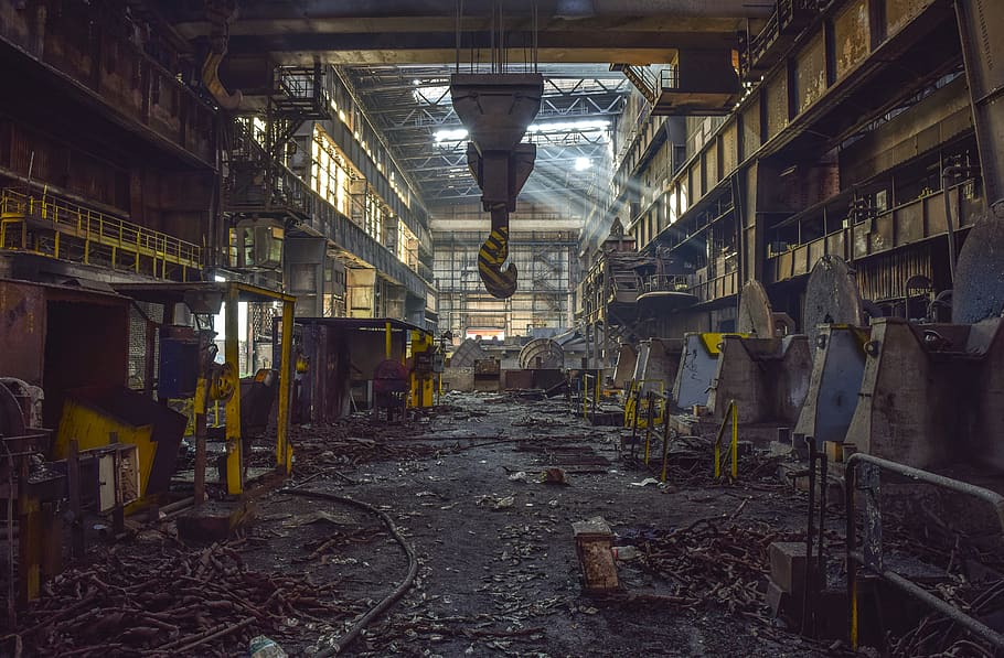 lost places, factory, pforphoto, abandoned, hall, factory building, building, industry, lapsed, industrial plant