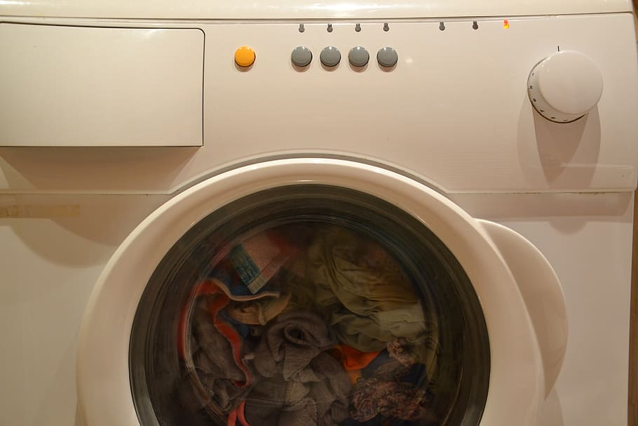 branco, carregamento frontal, lavando, máquina, máquina de lavar roupa, lavar, limpar, limpeza, máquina de lavar, equipamento doméstico