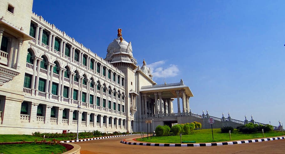 suvarna vidhana soudha, belgaum, legislative building, architecture, karnataka, building, legislature, india, building exterior, built structure