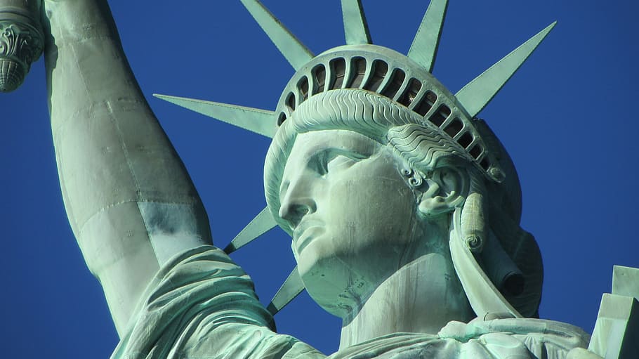 statue, liberty, new, york, statue of liberty, new york, ny, nyc, new york city, city
