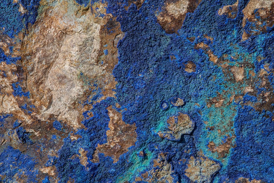 untitled, texture, blue, stone, rock, azure, dyed, color, full frame, backgrounds