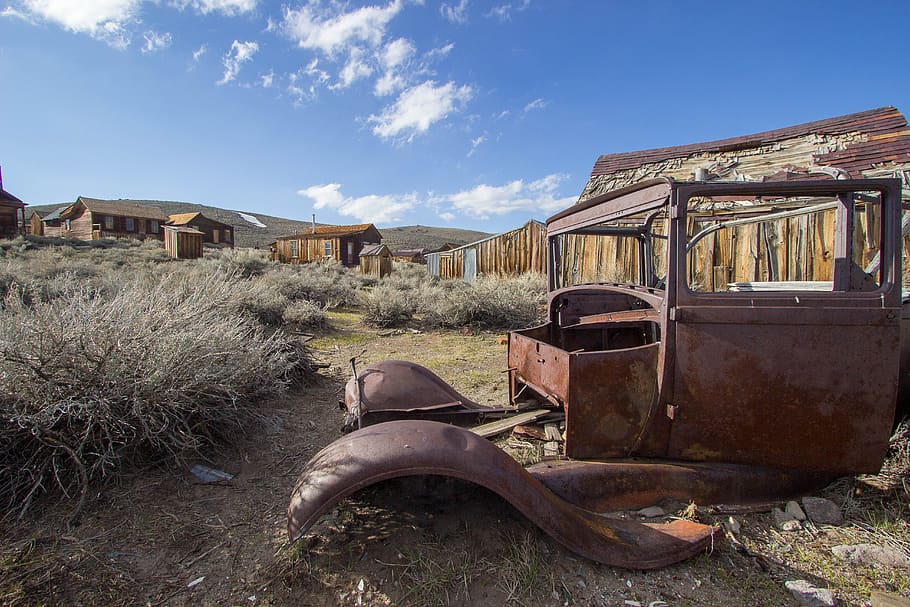 bodie town, ghost town, usa, lost place, abandoned, california, old, house, silver mining, desert