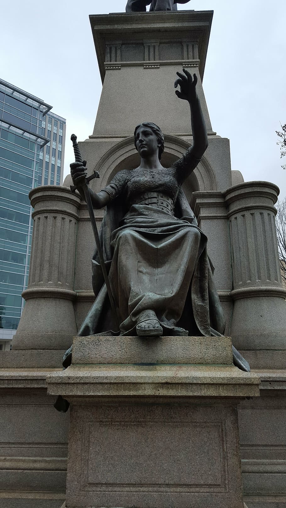 mujer, tenencia, estatua de la espada, justicia, estatua, política, símbolo, ley, dama, legal