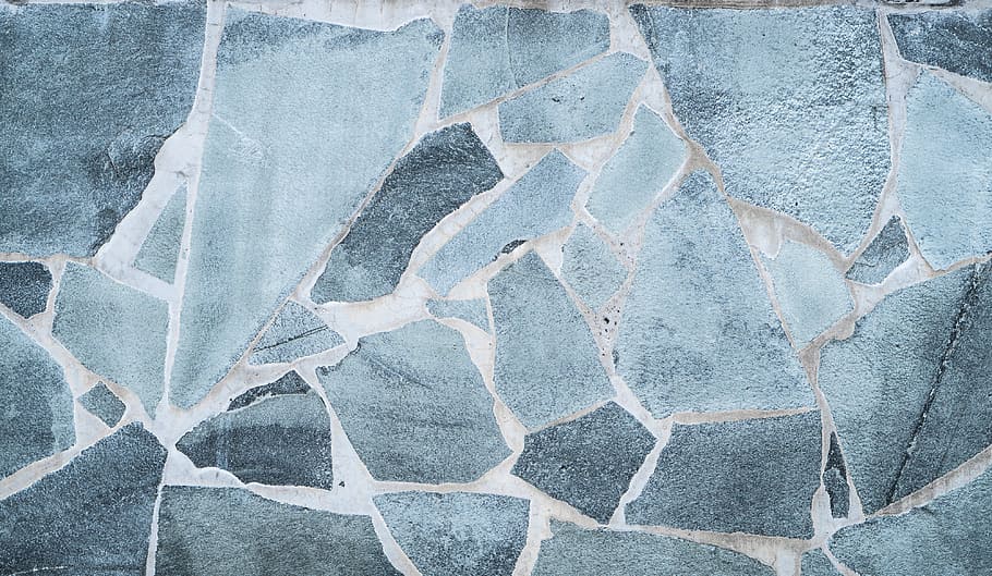 close, gray, concrete, slabs, white, tiles, surface, background, stone, texture