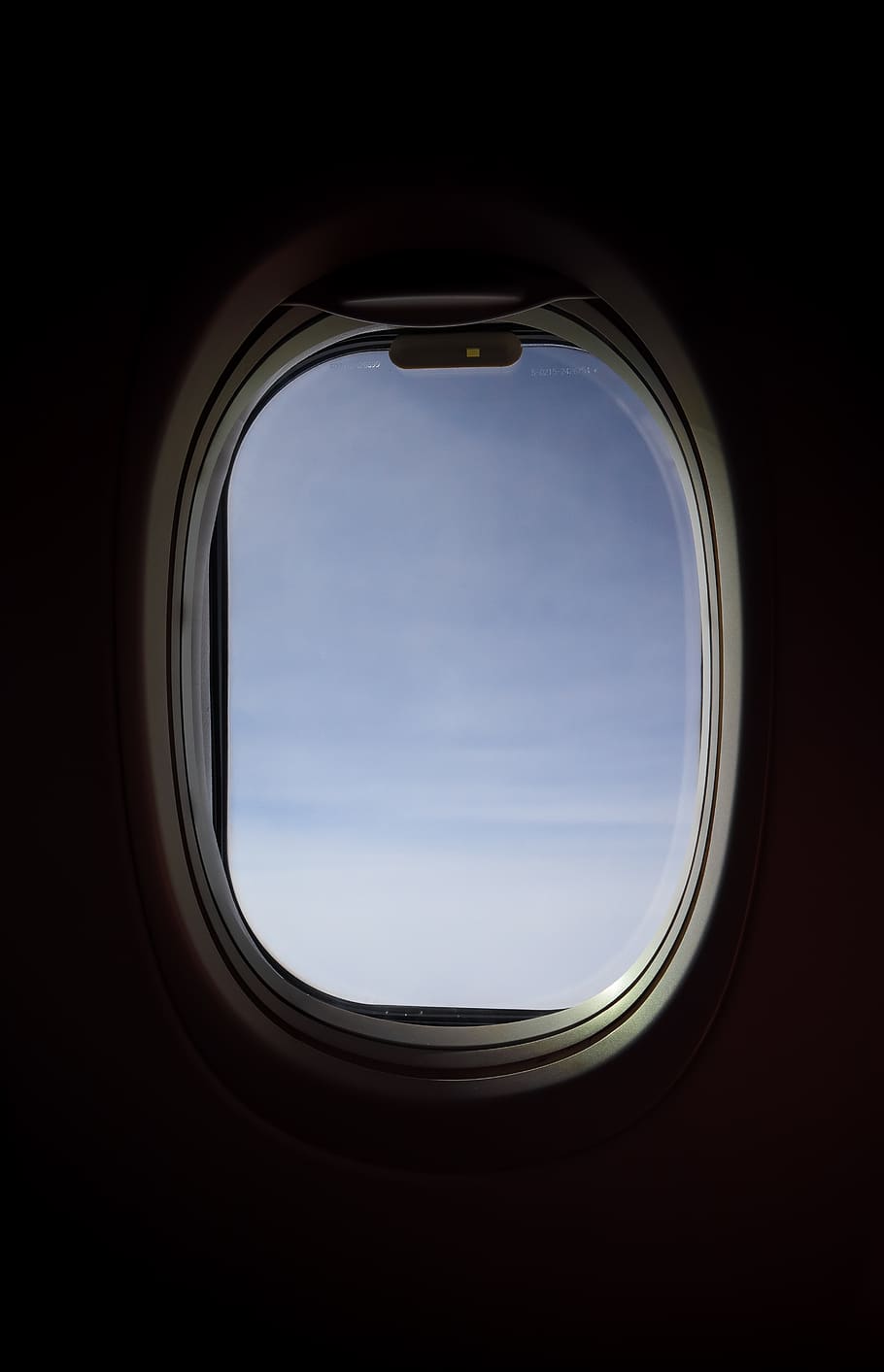 window shade, airplane, window, travel, flight, sky, clouds, airline, plane, fly