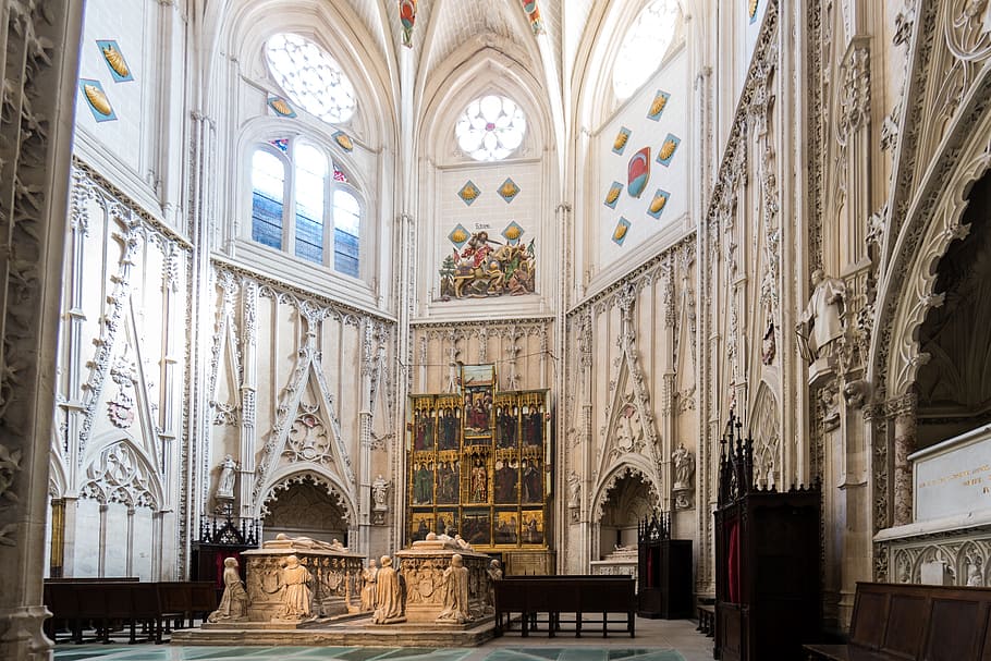 Church, Toledo, Spain, Travel, Cathedral, toledo, spain, religious, catholic, architecture, europe