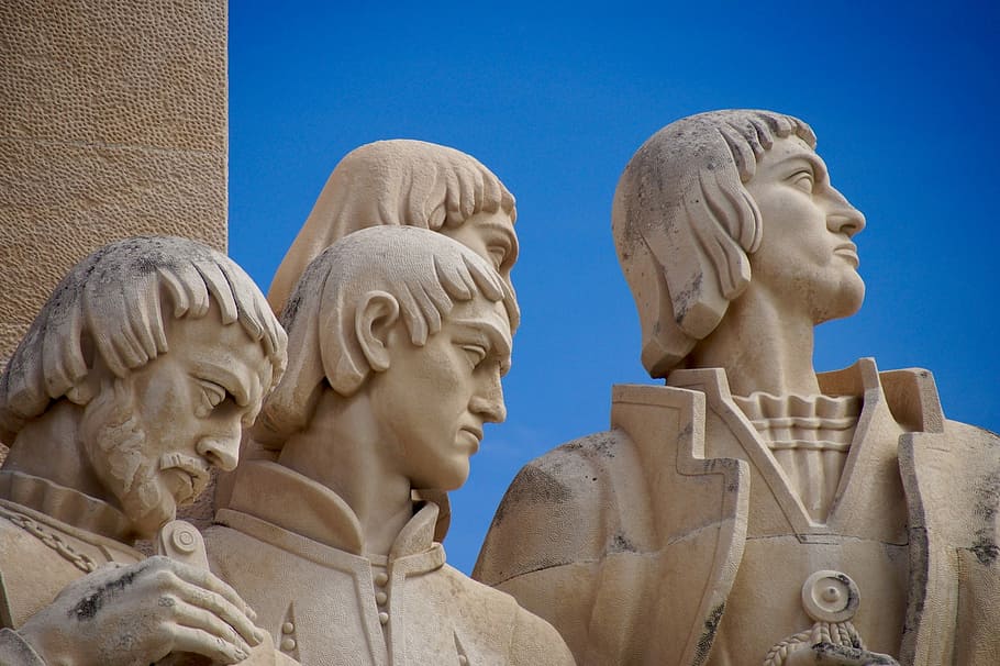 Portugal, Monument, Lisbon, Lisboa, sailors monument, coast, gun, places of interest, lisbon statue, summer