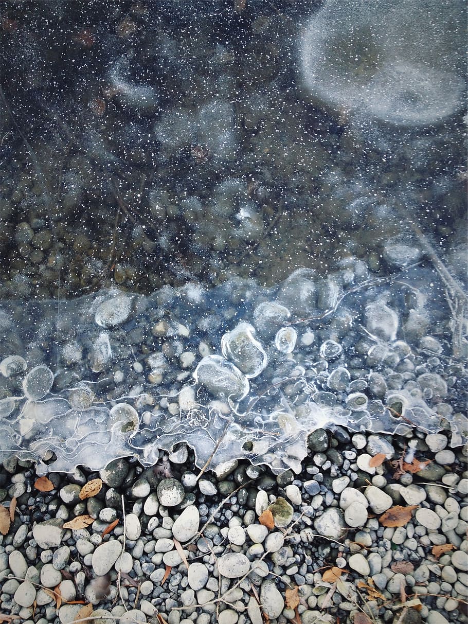 rocks, pebbles, water, stone - object, pebble, solid, nature, rock, stone, day