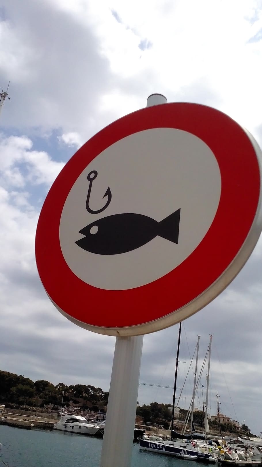 prohibited, fishing, forbidden, sign, warning, ban, prohibition ...