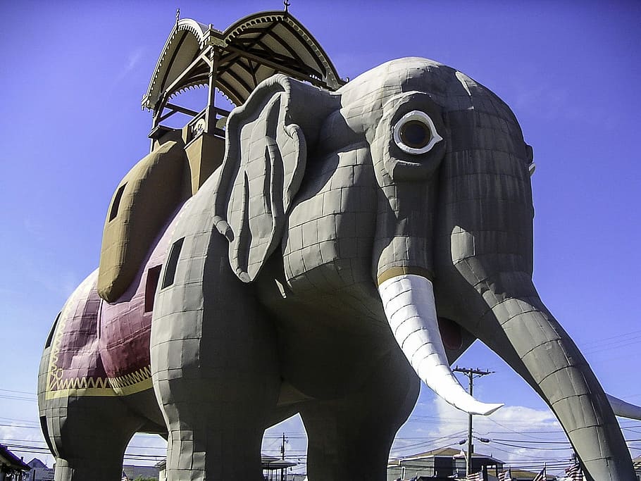 lucy, elephant, new, jersey, Lucy the Elephant, Margate City, New Jersey, atlantic city, photos, public domain