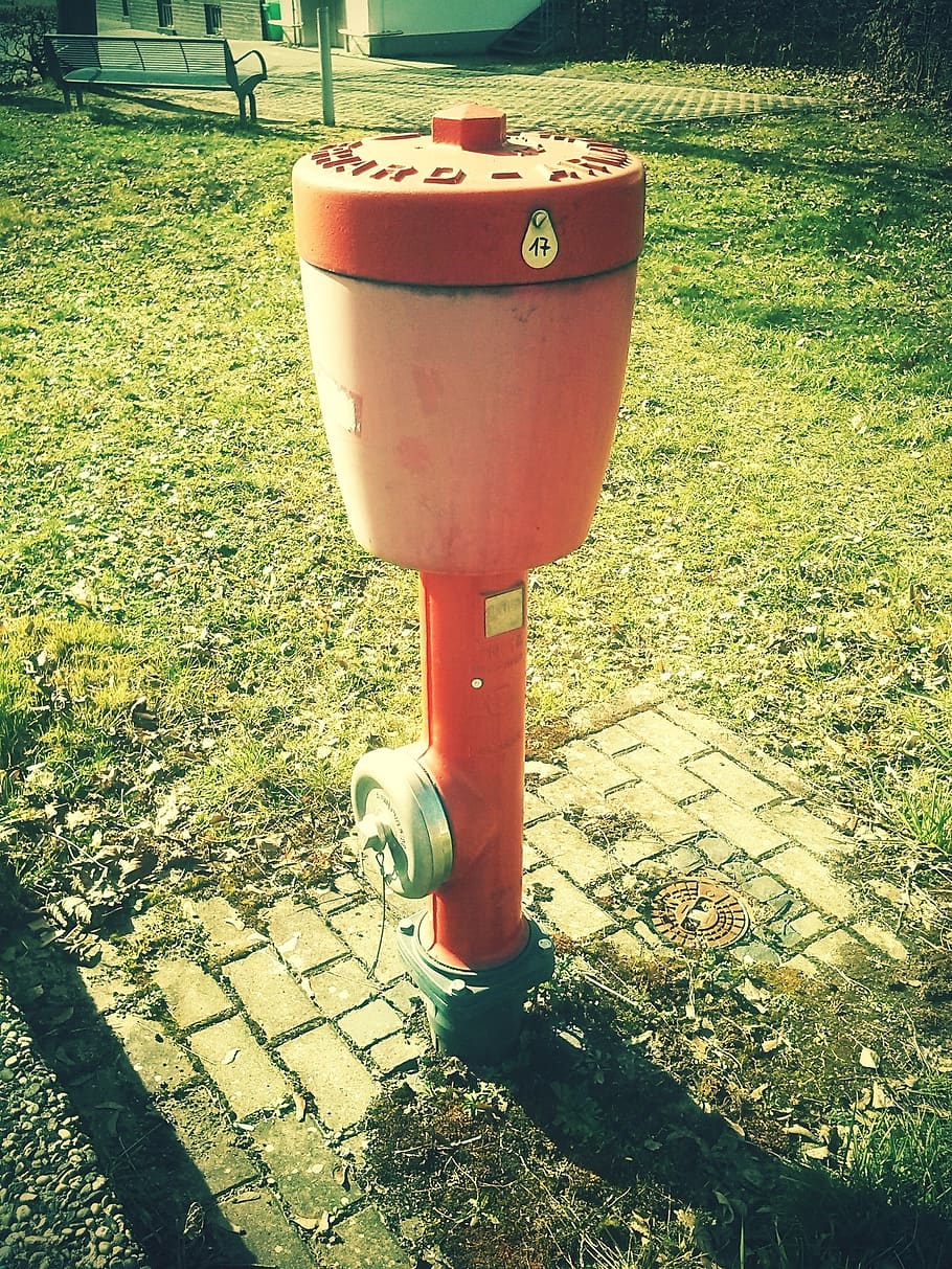 hydrant, fire fighting, fire fighting water supply, water utilities, water distribution system, fire fighting water, fire extinguishing, water abstraction, day, red