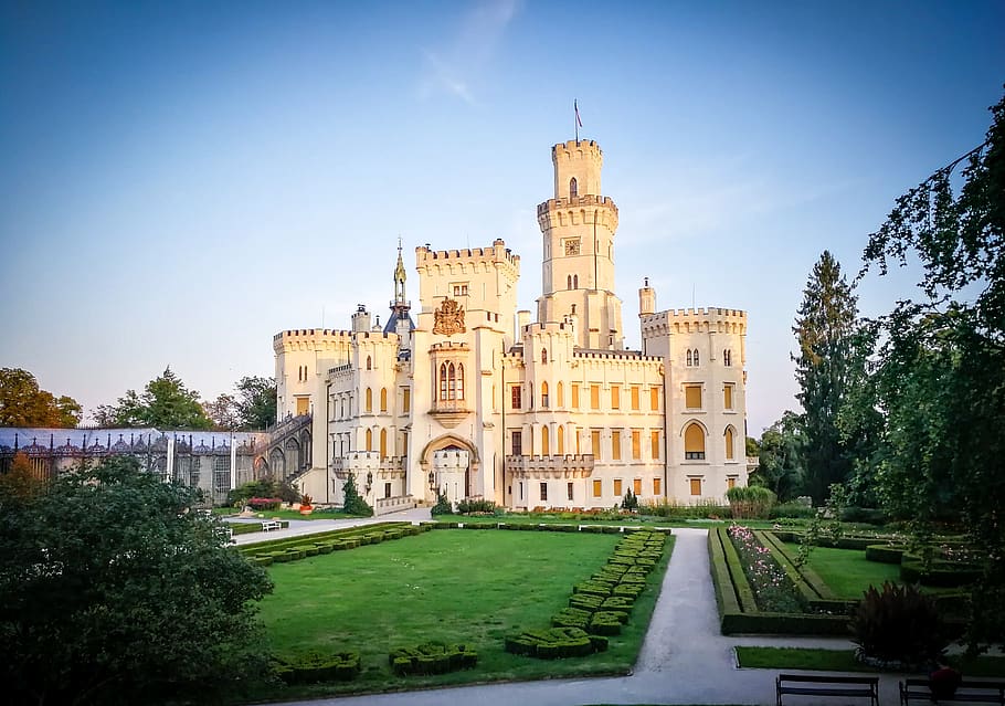 hluboka, czech republic, castle, south bohemia, fairy tales, bohemia, walk, built structure, architecture, building exterior