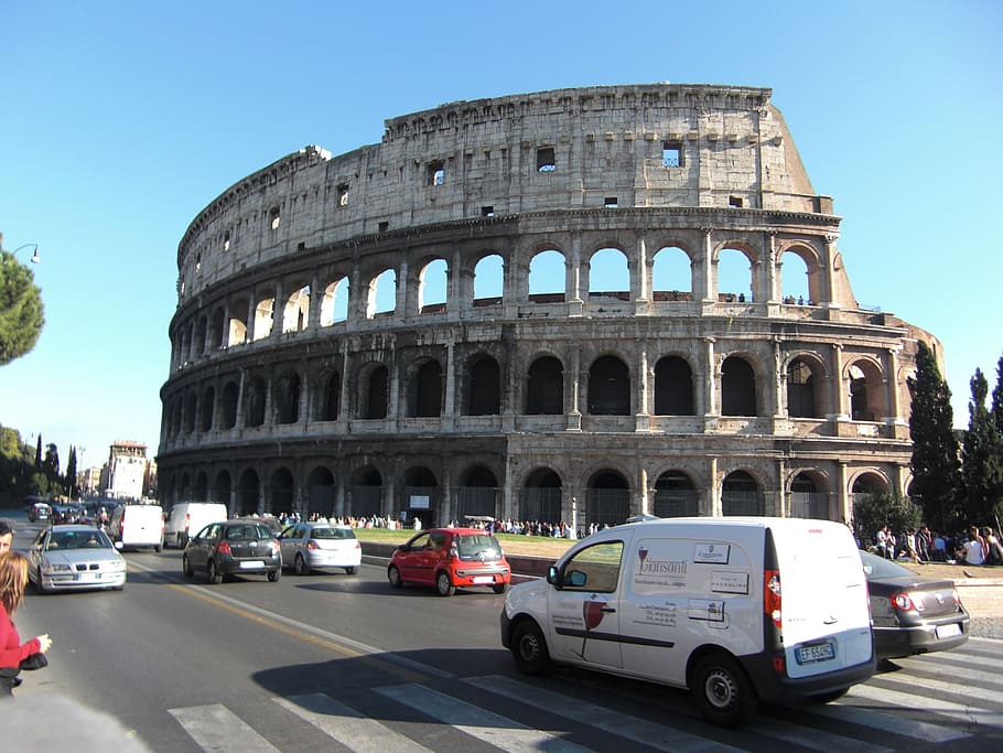 coliseo, roma, italia, romano, edificio, romanos, antiguo, arquitectura, antigüedad, históricamente