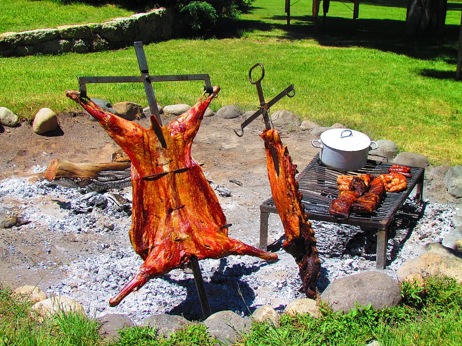 grilled meat, Barbecue, Bbq, Argentina, Meat, Cooking, fire, food, beef, roast