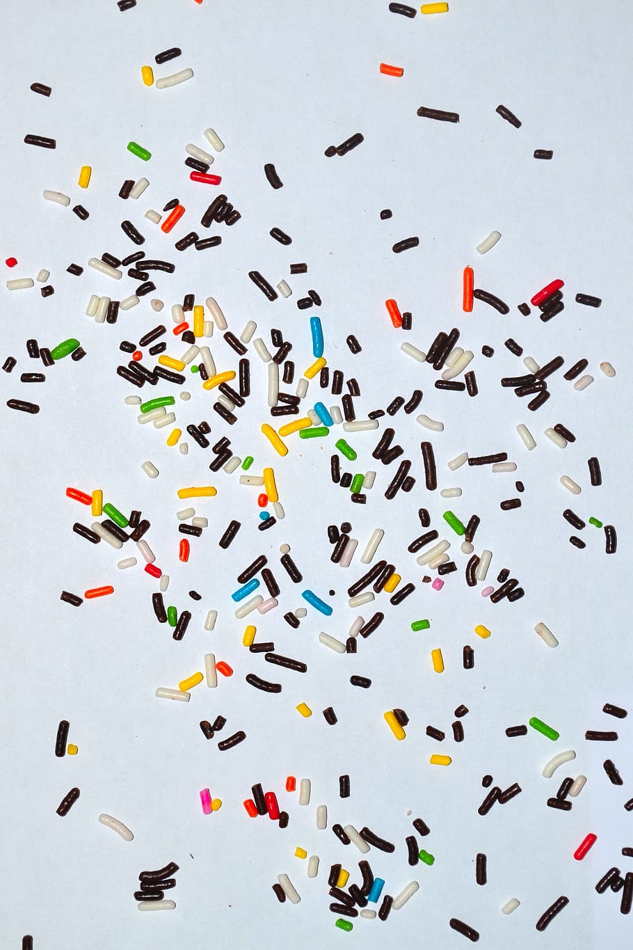 assorted-color sprinkle lot, meises, sprinkles, chocolate, colorful, sweet, food, color, multi colored, large group of objects