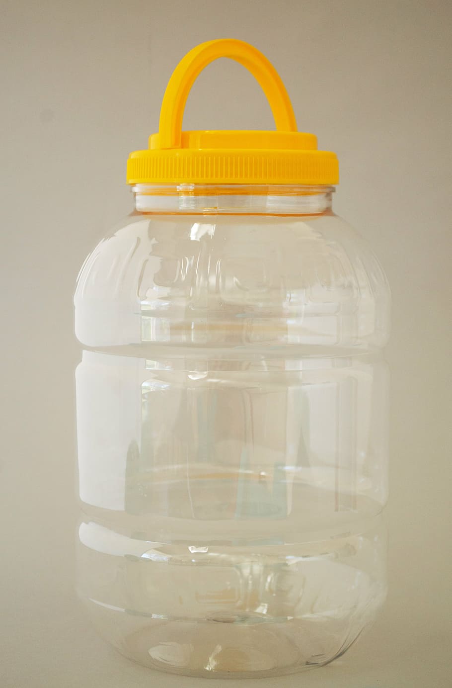 frasco de animal de estimação com tampa, plástico, animal de estimação, frasco, recipiente, garrafa, tampa, pvc, transparente, claro