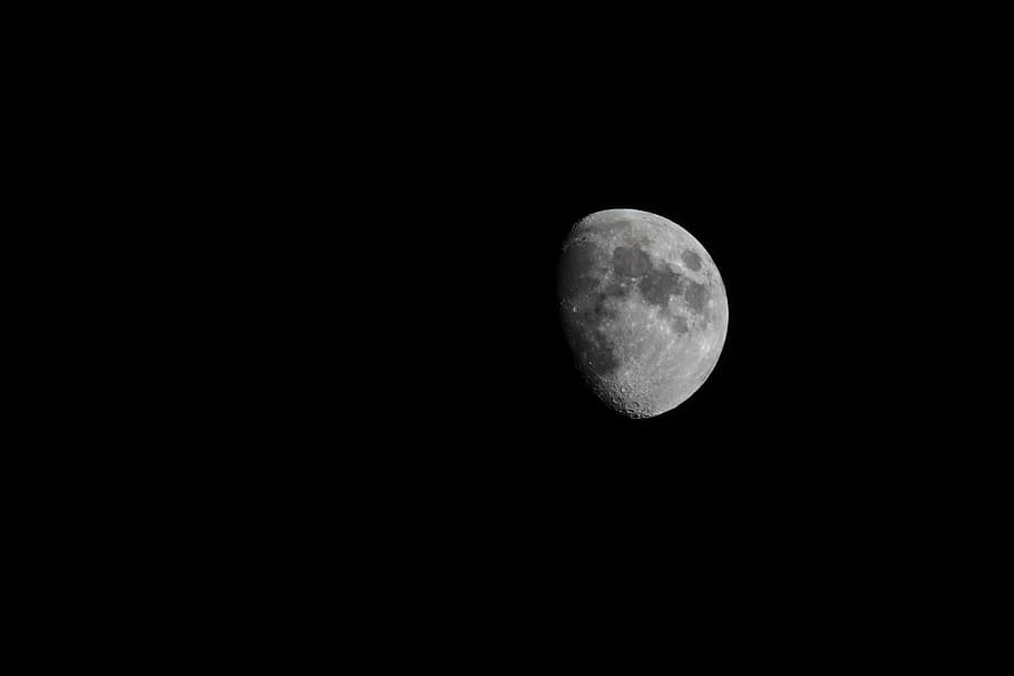 moon phase, moon, lunar, night, sky, astronomy, space, moon surface, majestic, nature