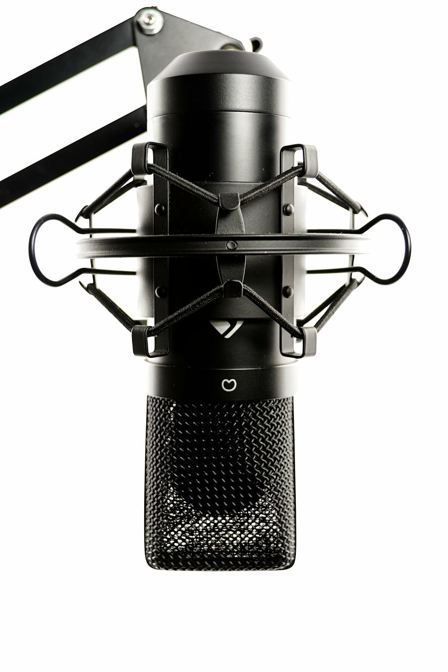 black, cordless, condensed, microphone, studio, vocal microphone, audio, recording, sound studio, audio equipment